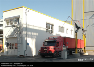Probenahme Laborgebäude Bioethanolanlage Zeitz crop.energies AG